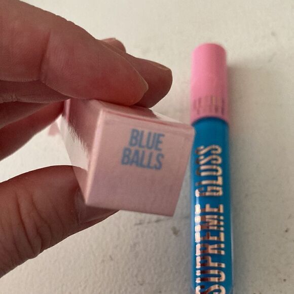 Jeffree Star ⭐️ Supreme Gloss 👄 BLUE BALLS 🏀 ⚽️ 🏈 - Picture 2 of 4